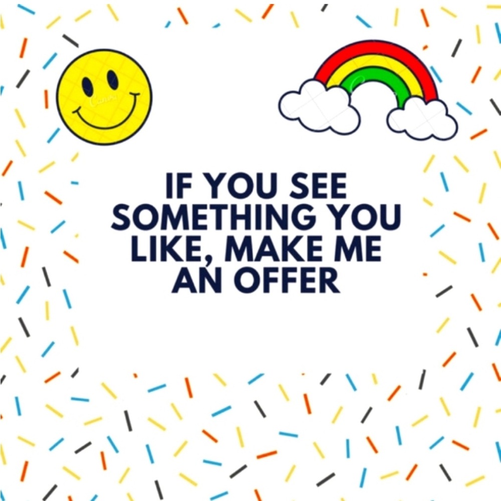 Open to offers on single items or on bundles!! ☺️